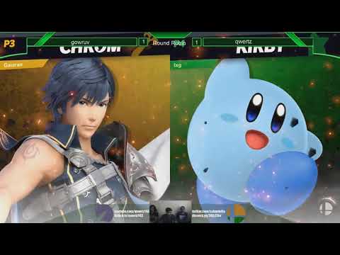 Gaurav (Chrom) vs qwertz143 (Kirby) - Smash Ultimate @ LXG 7