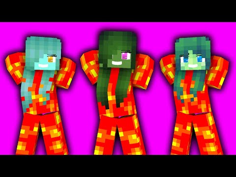 MONSTER SCHOOL : SUPER IDOL DANCE MEME FIRE ZOMBIE FAMILY - MINECRAFT ANIMATION