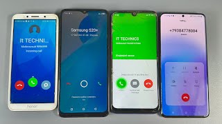 Incoming Call vs Fake Calling Samsung Galaxy S20+ vs Honor 7C vs Infinix HOT 30i vs Redmi 9c