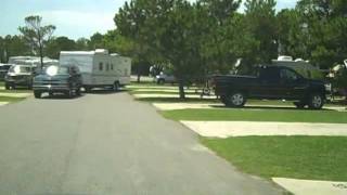 preview picture of video 'Ocean Waves Campground Cape Hatteras NC'