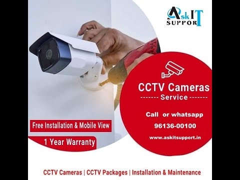 Cctv camera installation & fitting services