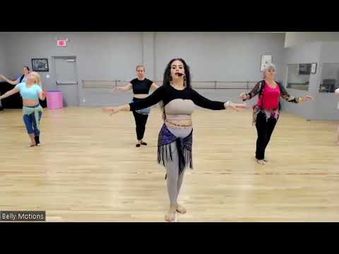 Beginner Belly Dance Drum Solo 🥁✨ Fun & Fitness with Miss Portia! #bellydance