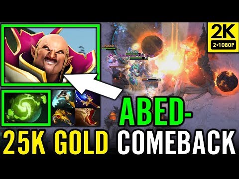 25K Gold EPIC COMEBACK Abed Invoker Double Combo 10k Mmr Play Dota 2