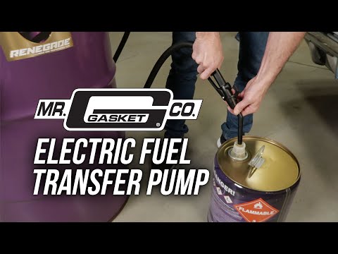 Mr Gasket Electric Fuel Transfer Pump For Fuel Drums