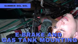 Exocet E-Brake and Gas Tank Mounting