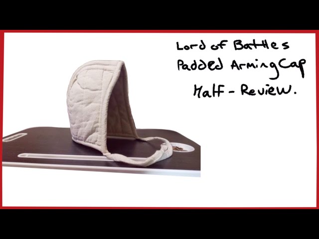Vídeo relacionado con Lord of Battles Medieval Quilted Canvas Cotton Padded Arming Cap Protector Under Armor Chainmail Coif for Larp, Renfair