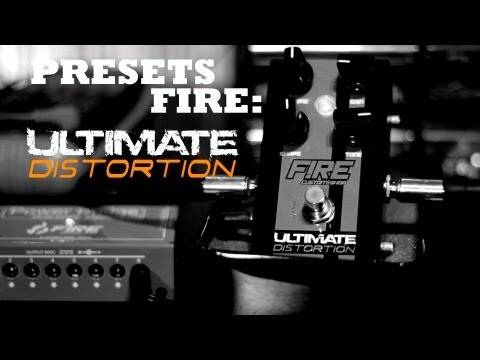 Fire Custom Shop Ultimate Distortion 2019 - black image 2