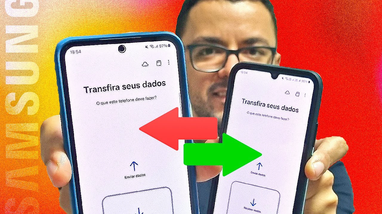 Como Transferir Dados de Celular Samsung para Samsung (Passa TUDO!)