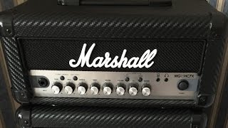 Video thumbnail for Marshall Micro Stack - Unboxing -  MG15CFXMS by tedblight