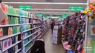 SOFIE DOSSI IS SCARING SOME PEOPLE IN WALMART....