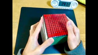 ルービックキューブ11×11×11完成までを1分にまとめてみた