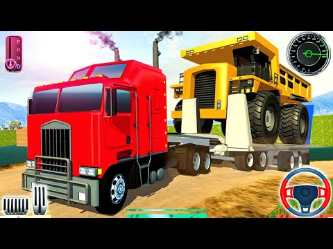 Construction Machine Transport - ios Android Gameplay - Heavy Excavator Driving Simulator #5