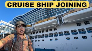 Cruise ship joining vlog || One of the 10 largest ships in the world 🌍