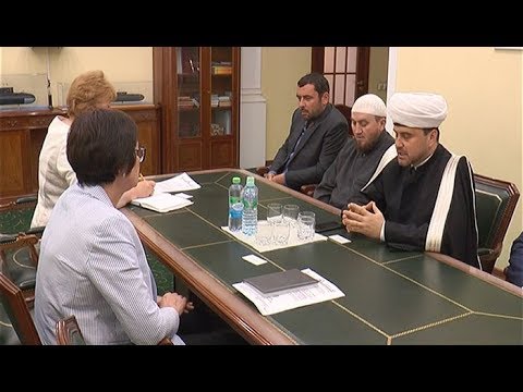 Встреча  с муфтием Рушаном Аббясовым