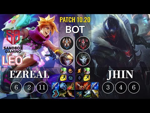 SB Leo Ezreal vs Jhin Bot - KR Patch 10.20
