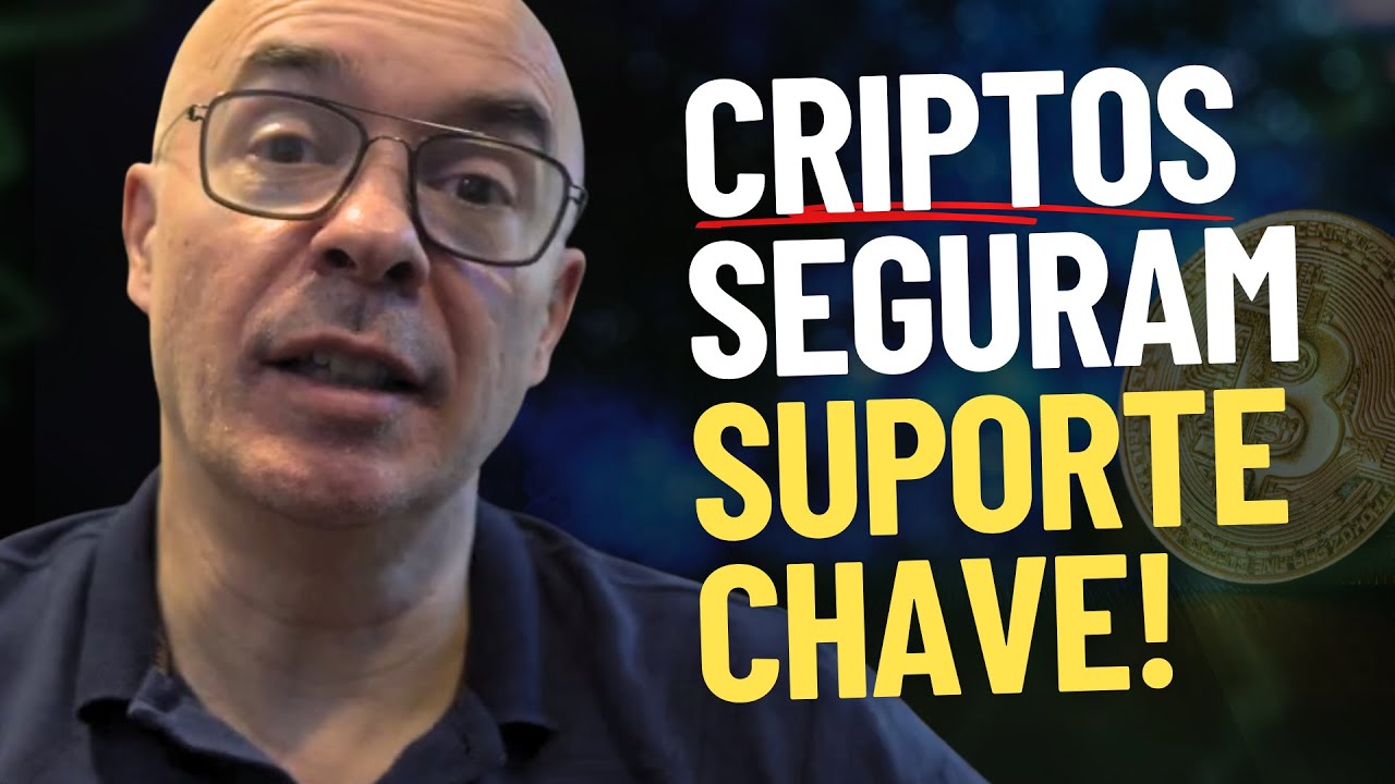 Criptos seguraram no suporte. Semanal sugere acumulação. o que eu farei?