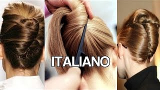 Moño Plátano (recogido italiano banana en 6 minutos)