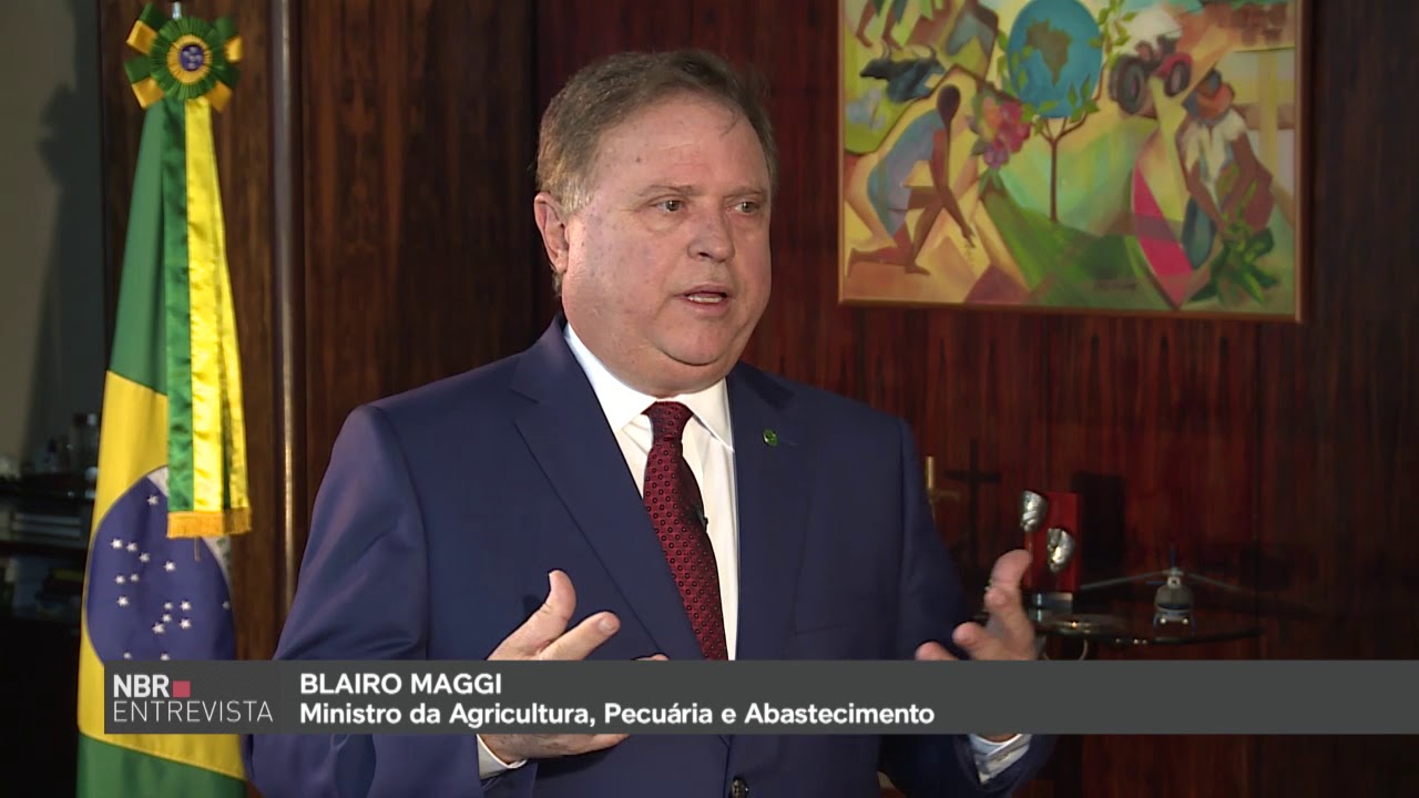 Ministro Blairo Maggi é o convidado do NBR Entrevista