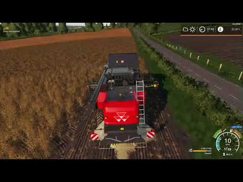 WORKING IN THE LINSEED FIELD  |Let's Play| Chellington Farm FS19 | Episode 5