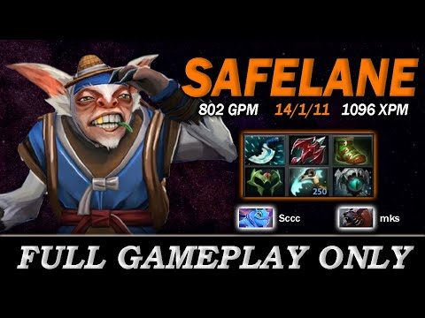 Meepo Safelane 14 Kills, 1 Death, 802 GPM, and 1096 XPM - Full Gameplay Meepo #272