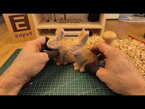 🐰 Hoppel Hase – Ein tolles Oster-Schnitzprojekt! DIY Schnitzen mit Schnitzrohling aus Lindenholz