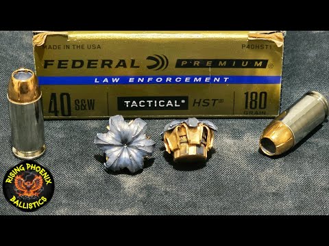 The BEST 10mm bear load? Glock Model 40 Federal JSP 180gr review