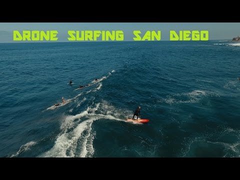 Drone footage of solid sets surfed at Windansea