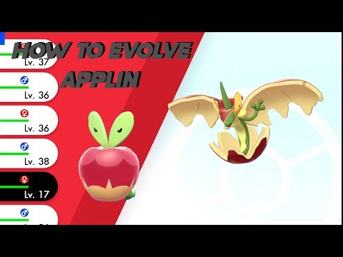 How To Evolve Applin to Flapple or Appletun Pokemon Sword and Shield
