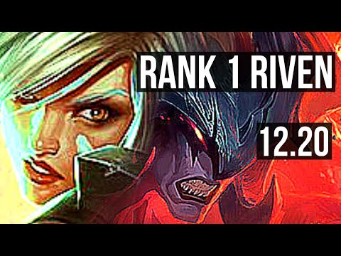 RIVEN vs AATROX (TOP) | Rank 1 Riven, 6 solo kills, 8/2/6, 500+ games | EUW Challenger | 12.20