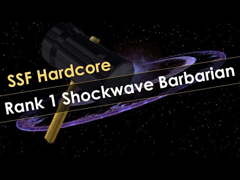 Rank 1 Shockwave Barbarian SSF Hardcore Diablo 3 Season 27
