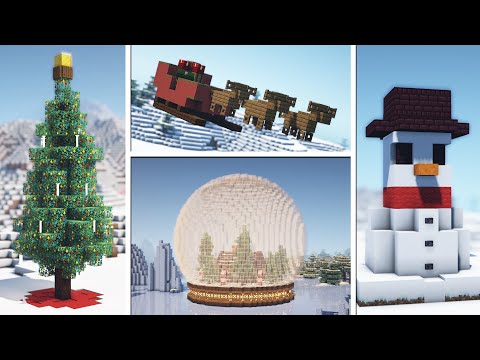 25+ Insane Christmas Builds in Minecraft!