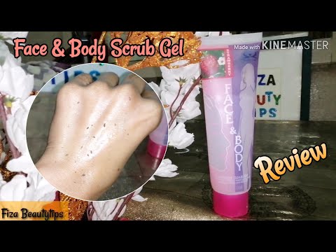 Face & Body Scrub Gel Review |Get Glowing Skin in Urdu & Hindi Fiza beautytips