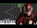 【FULL】[CW's The Flash OST] Main Theme - Blake Neely (Synthesia Piano Tutorial)
