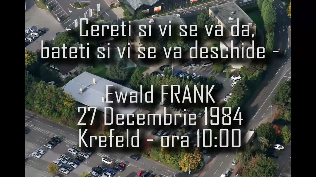 Watch Cereti Si Vi Se Va Da Now Ewald FRANK - Cereti si vi se va da, bateti si vi se va deschide - 27.12.1984 10:00