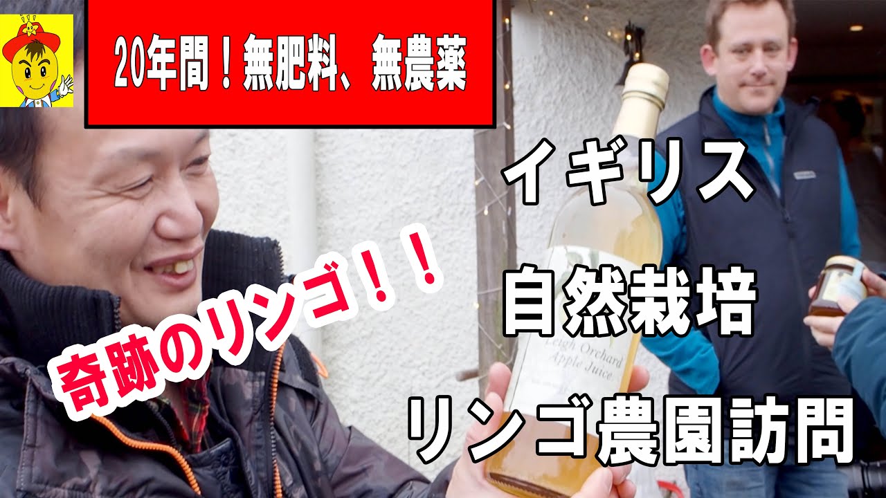 無肥料無農薬で20年!持続可能なリンゴ園