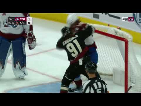 NHL Fight - Avalanche @ Coyotes - Caggiula vs Byram - 26 02 2021