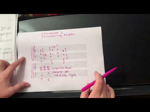 Musiktheorie Grundlagen 34 Choralsatz 2 Stimmführung Irina Kramer