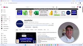 Last Video From Mike "excelisfun" Girvin on Feb 16, 2026, 18 years at YouTube!!! Go Team!!!