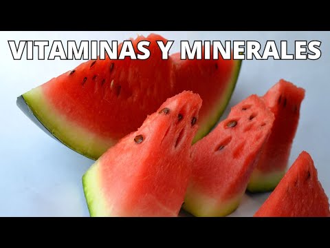 , title : '¿Cuáles son las VITAMINAS y MINERALES de la Sandía? Beneficios de la SANDÍA 🍉 Tipos de Sandía'