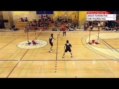 MD Final Ryerson Li-Ning Open set1 - Andika Yong/Nicky Aung v Charles Pyne/Joshua Hurlburt-Yu