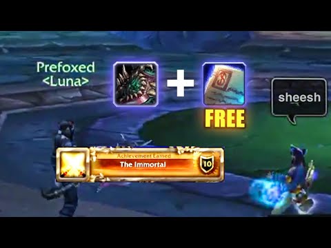 This ret paladin is simply blessed with loot! And first day IMMORTAL title!