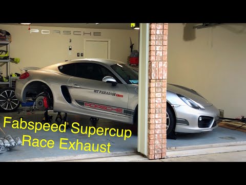 Fabspeed Race Exhaust, Install & Sound Tests Porsche 981 Cayman S