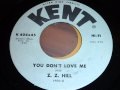 Hill, Z.Z. - You Don't Love Me 45rpm