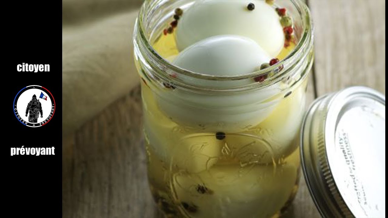 Oeufs marinées (conservation très longue durée)