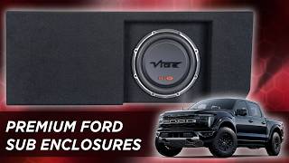 Metra & Vibe Sub Enclosure - Fits Ford F-150 SuperCrew 2015-2025 (FD-F150-10) 
