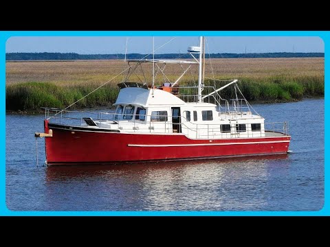 Is This the PERFECT Shoal Draft 44' Liveaboard Trawler? [Full Tour] Learning the Lines