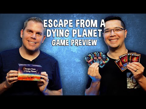 Review of Escape From a Dying Planet - Auction/Bidding Sci-Fi Card Game