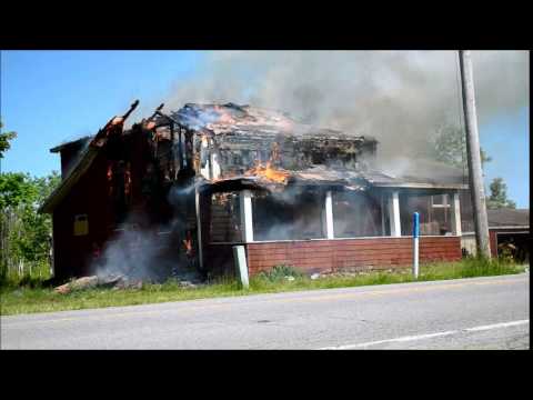 Townline FD Live Burn - Two Rod near Glendale - 6-7-2014