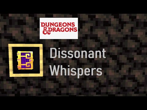 Making Dissonant Whispers  a Ars Nouveau Spell - Minecraft 1.16.5 - DND 5e