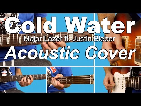 Cold Water - Major Lazer Justin Bieber & MØ  | Acoustic Cover | Guitar Tutorial | Lesson + Tab